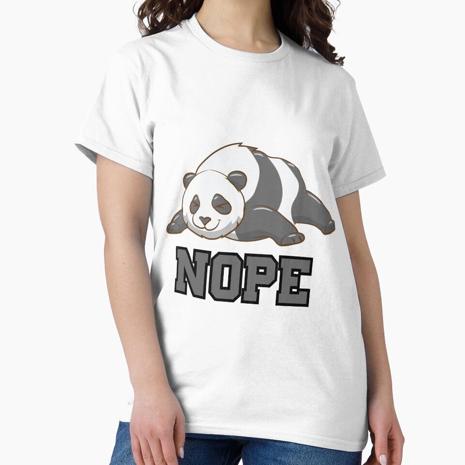 Nope | Lazy Panda by CadDesignerr