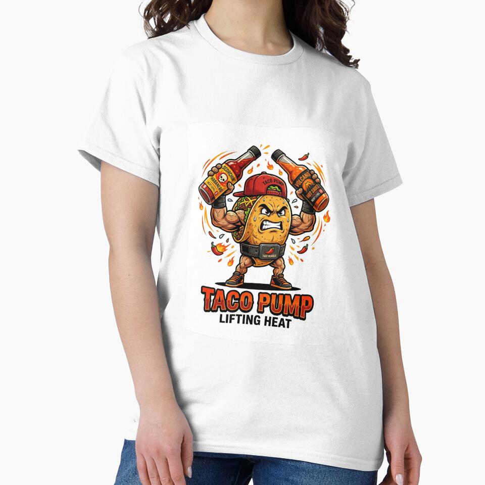 Taco Pump – Lifting Heat Funny Taco Design by ArtisticVlad