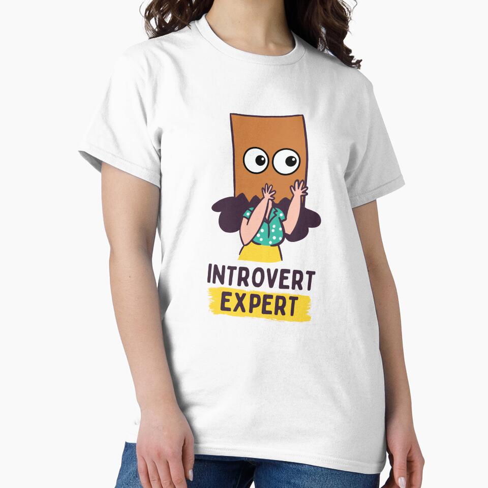 Introvert Expert Funny Introvert Woman by ddretrobot
