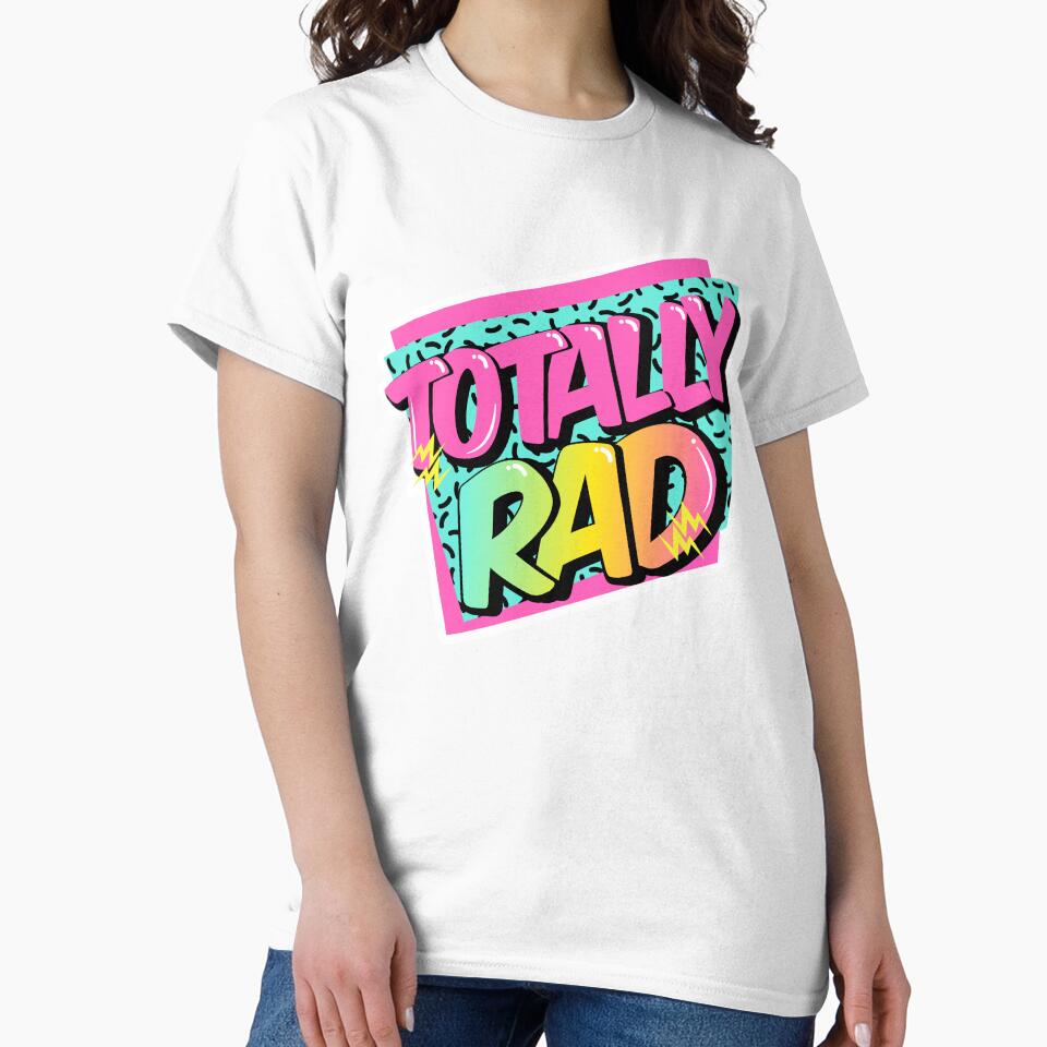 Totally Rad 1980s Shirt Eighties Style Costume Party Idea by simplytldr