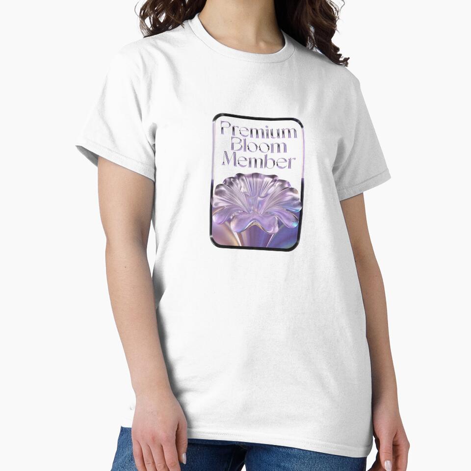 Premium Bloom Member badge with modern purple flower design by Creative88Art