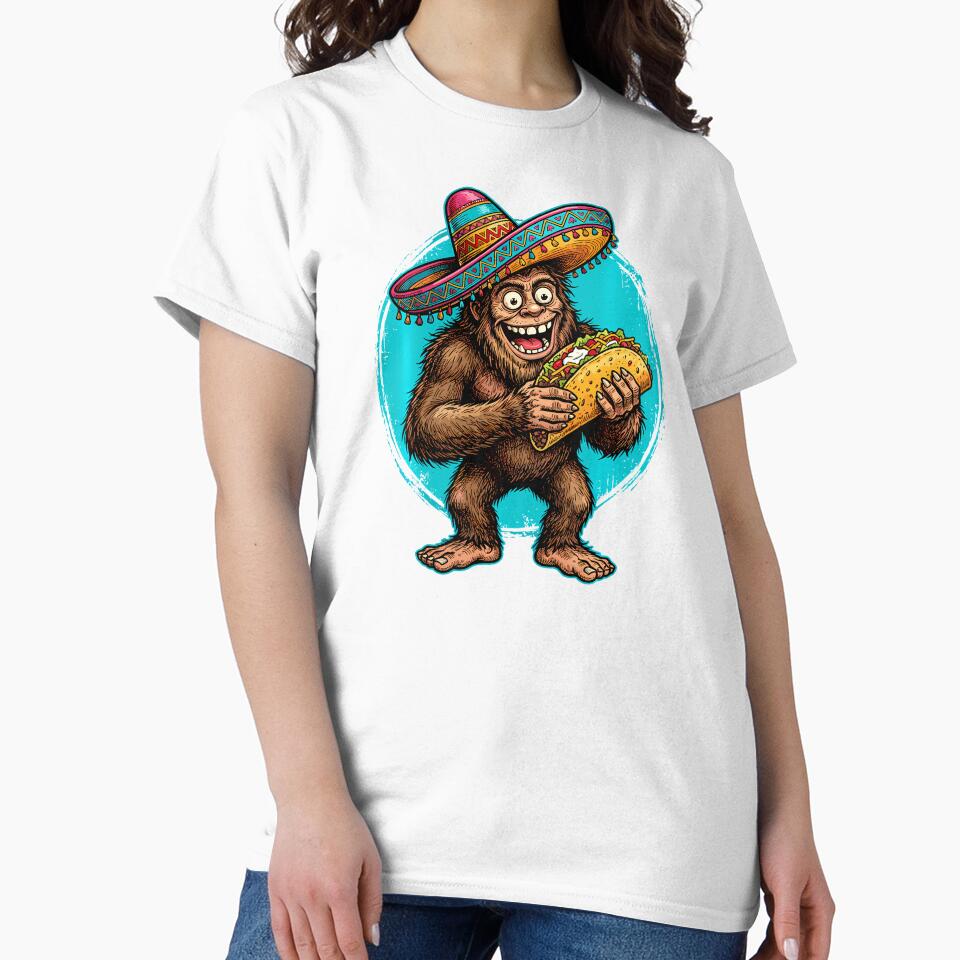 Bigfoot Taco Sombrero Fiesta by irifine