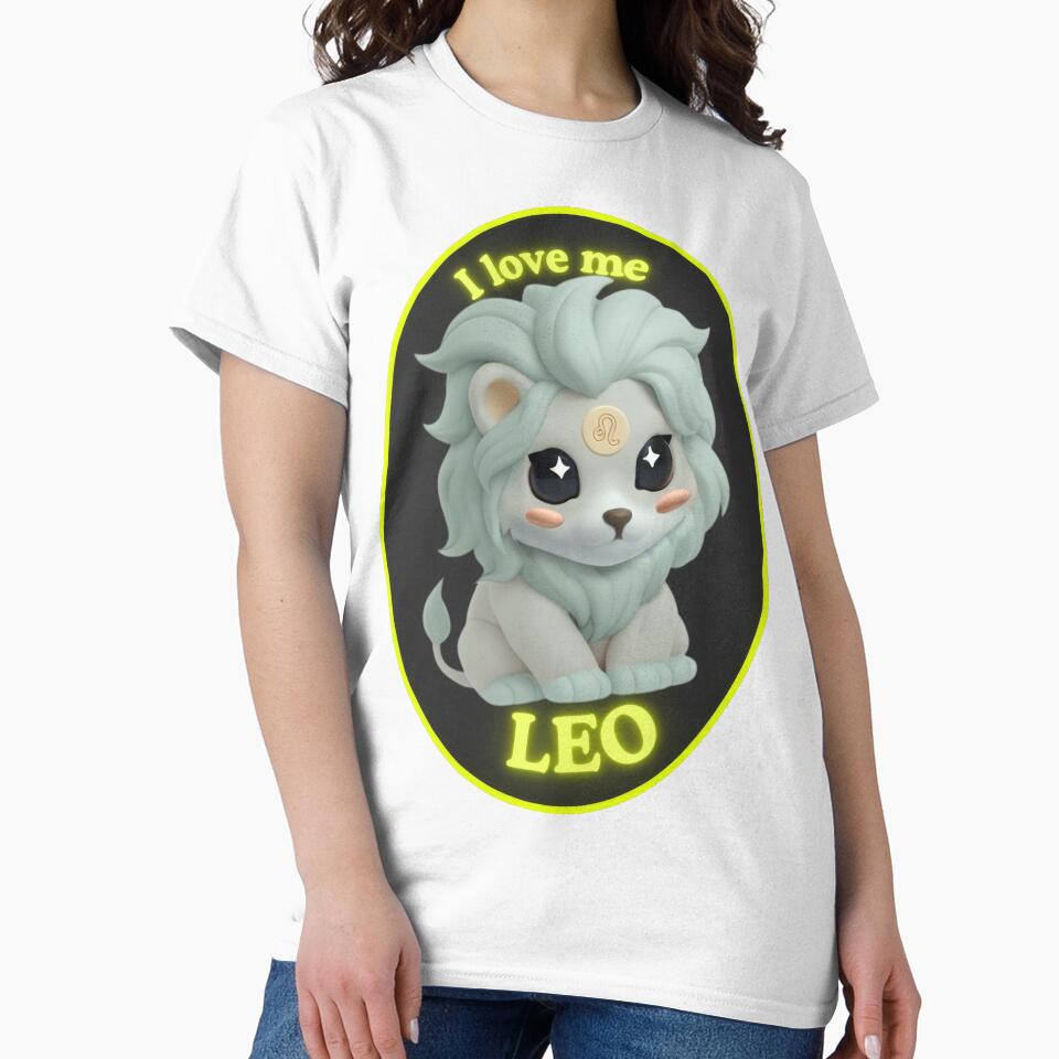 The Zodies Leo “I Love Me” Neon Badge by stickeeyard