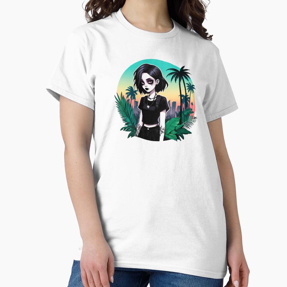 Tropical Goth Girl in the Hot Summer Nature by MadnessEnvelope