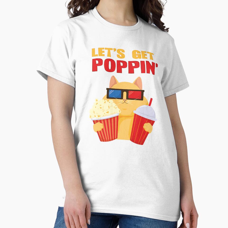 Let's Get Poppin' - Cat Watching a Movie by Art-of-Rory