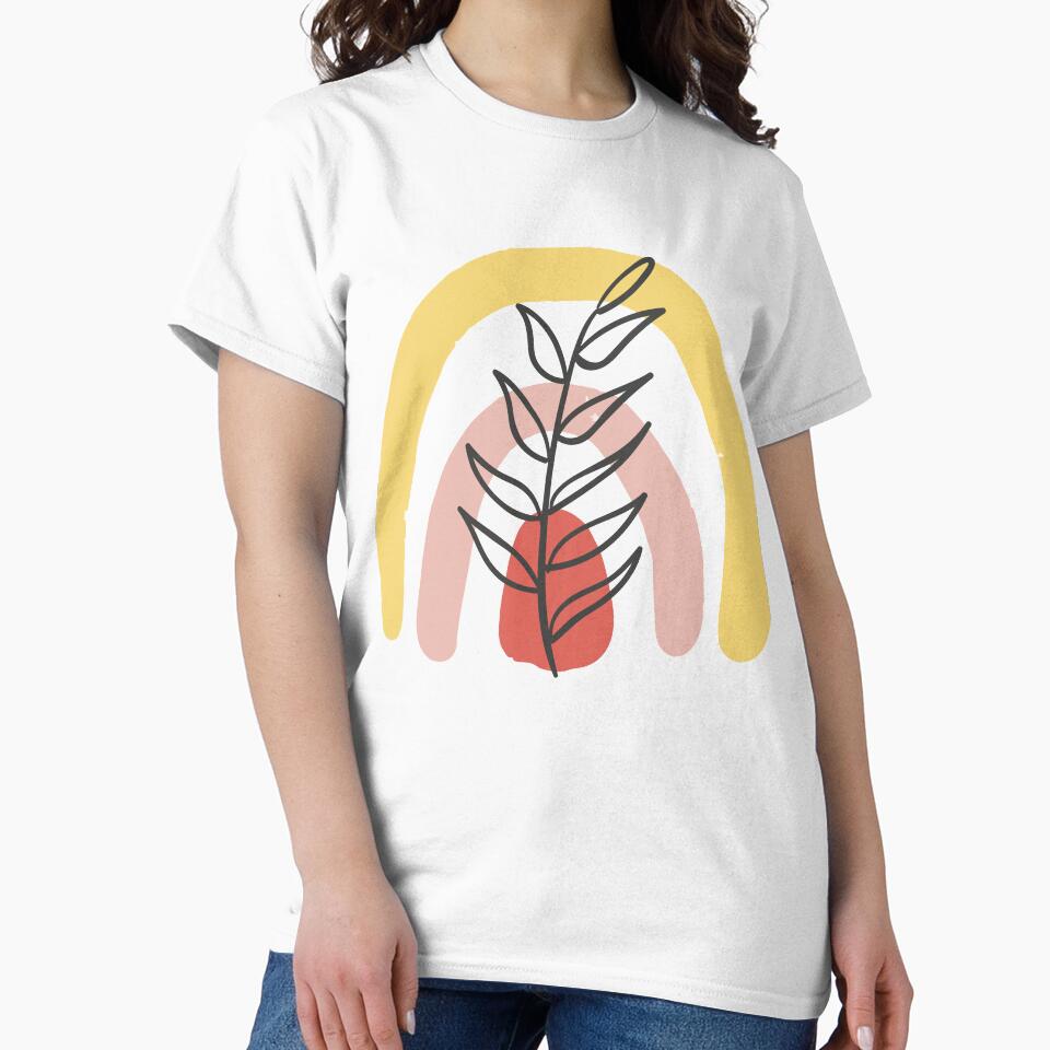 Boho Rainbow Leaf by Doucheka