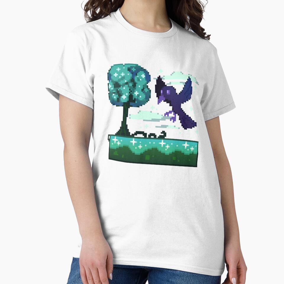 Pixel Art - Crow and Tree by Kaiko-Roku