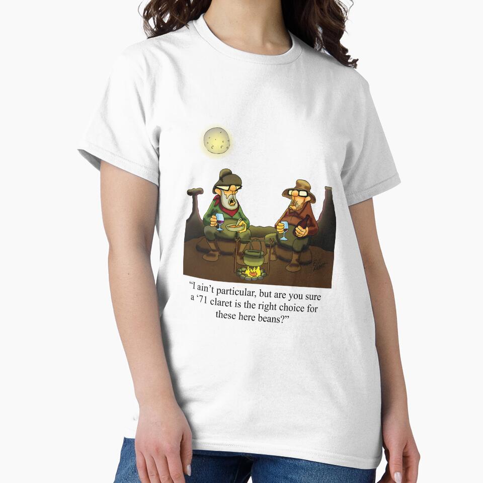 Funny Spectickles Cowboy Wild West Wine Pairing Humor by abbottoons