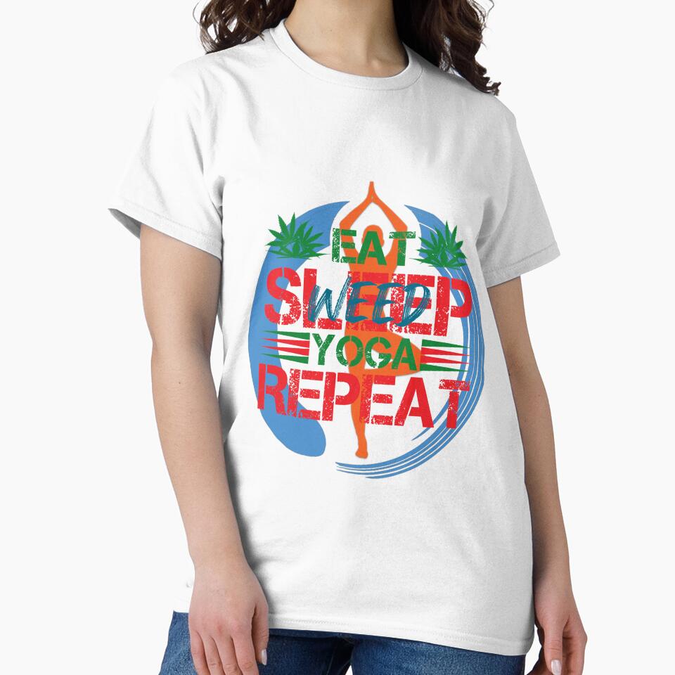 Eat Sleep Yoga Repeat by Warisally