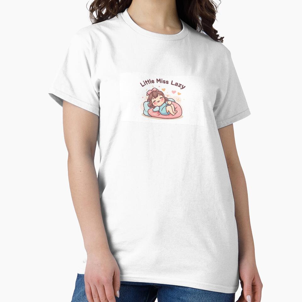 Little Miss Lazy – Cute Girl Sticker by Alled Shop