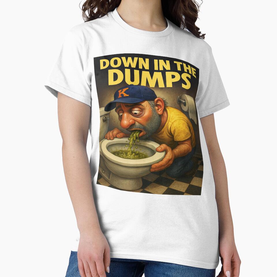 Down in the Dumps Dark Comedy Caricature by AlphaTeez