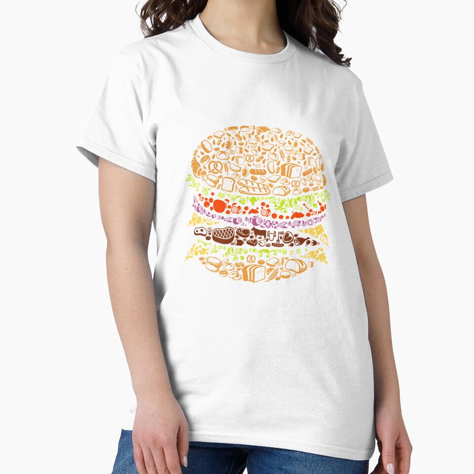 Burger Pattern by VibrantGifts