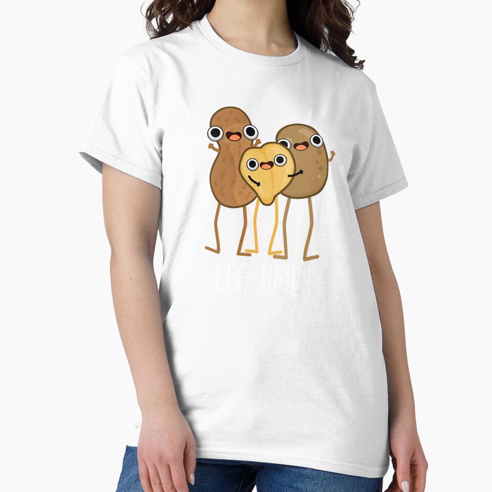 Leg-umes Funny Legume Pun (Dark BG) by punnybone