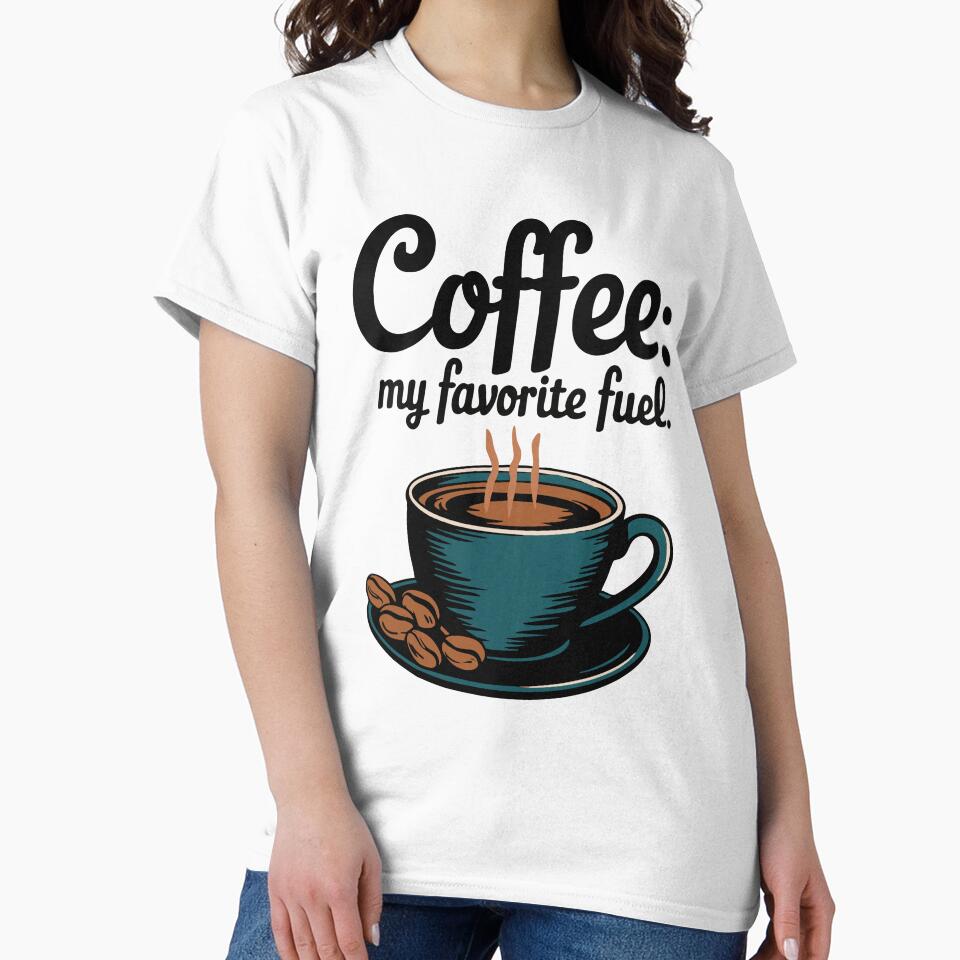 Coffee: My Favorite Fuel – Aesthetic Coffee Lover Design by Twisted Kids
