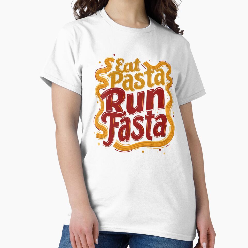 Eat Pasta - Run Fasta - Yum Food by pixelated_echoes