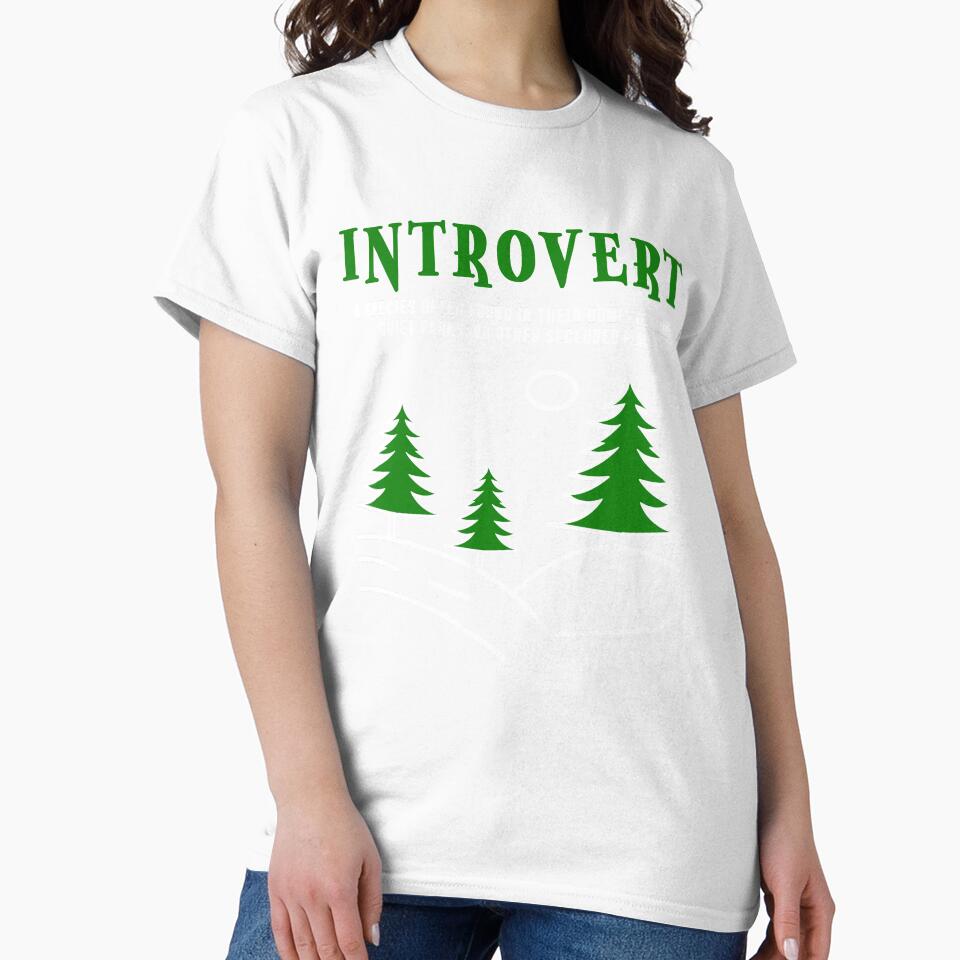 Unique Funny Introvert Draw for Introvert by Doooriginals