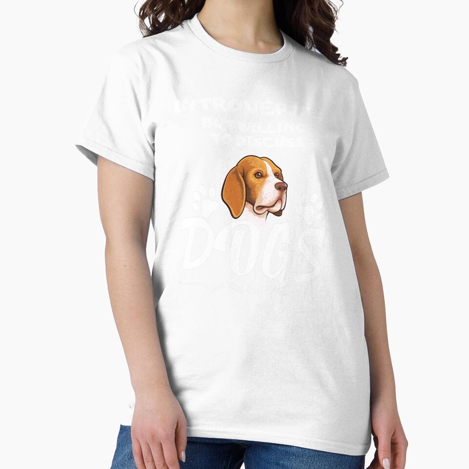 Introverted But Willing To Discuss Dogs Funny Gifts For Dog Lover Introvert by nquestiaa
