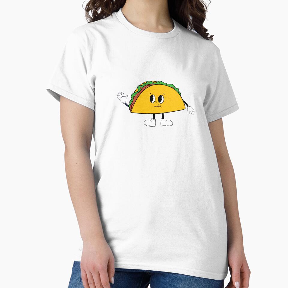 Smiling Taco Character by Elviqus Shop