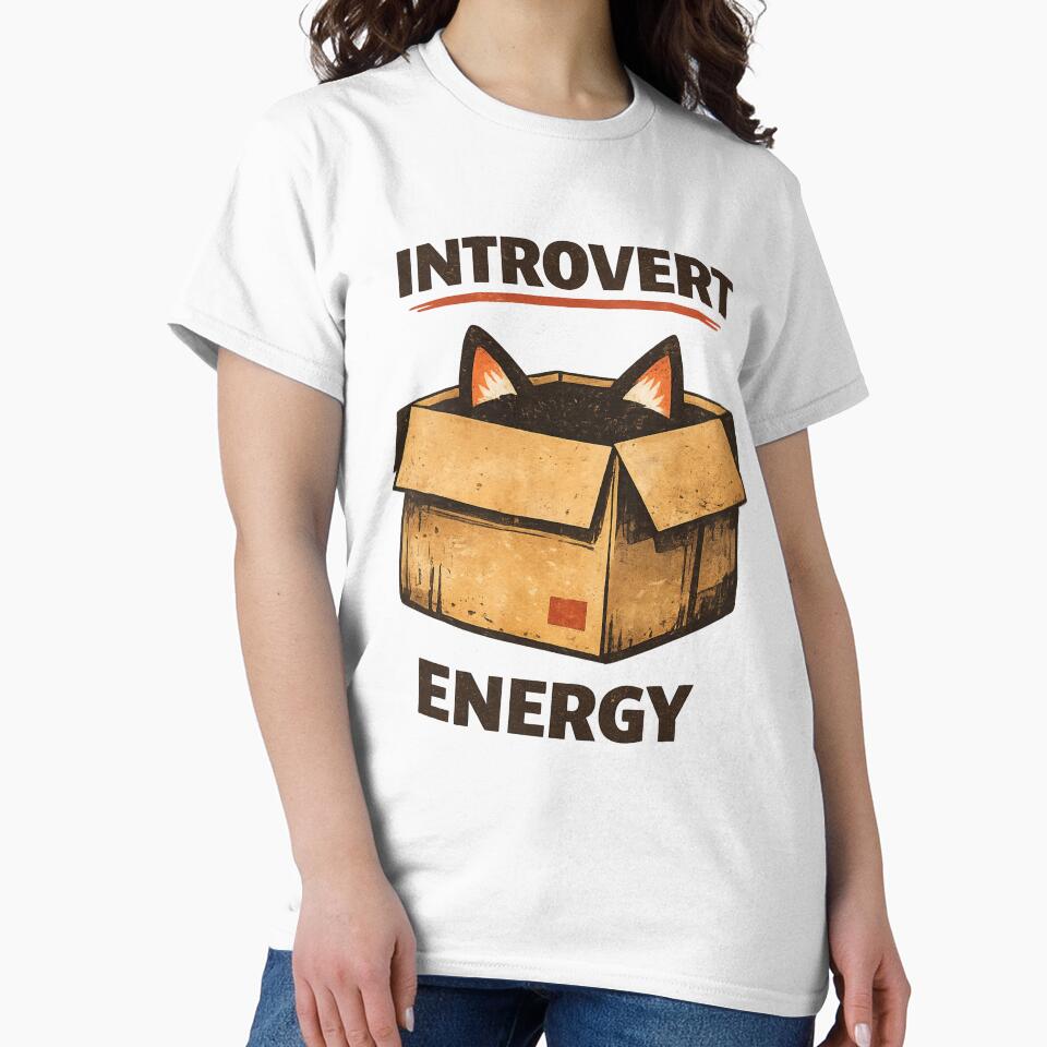 Introvert Cat in a Box by thiennl1