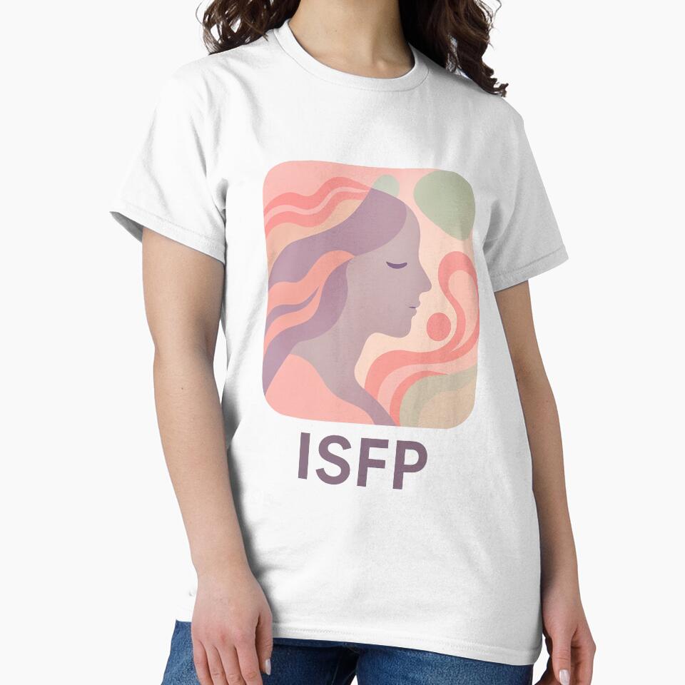 ISFP Personality Abstract Art – MBTI Design (Center Print) by W-Rm