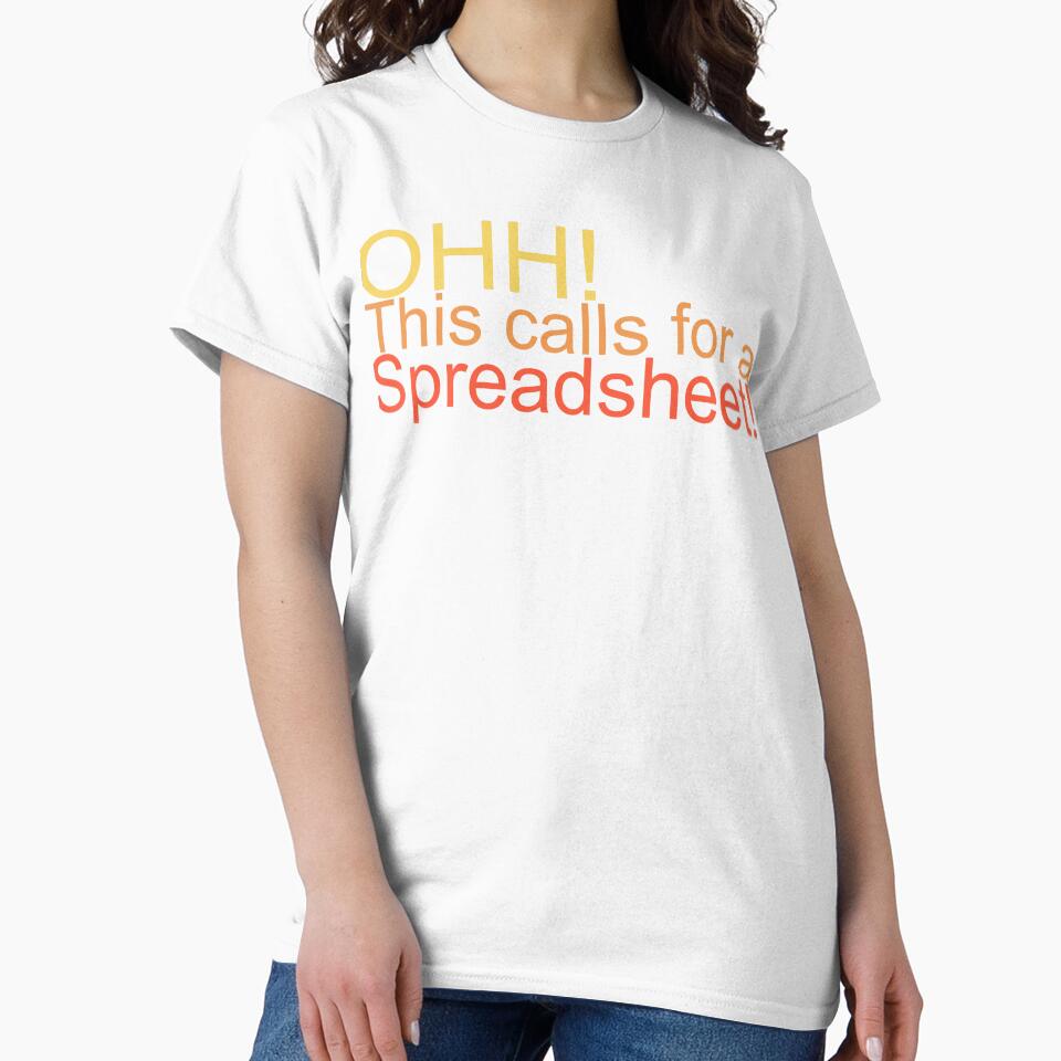 OHH! This calls for a spreadsheet! by Geek-Cat2000