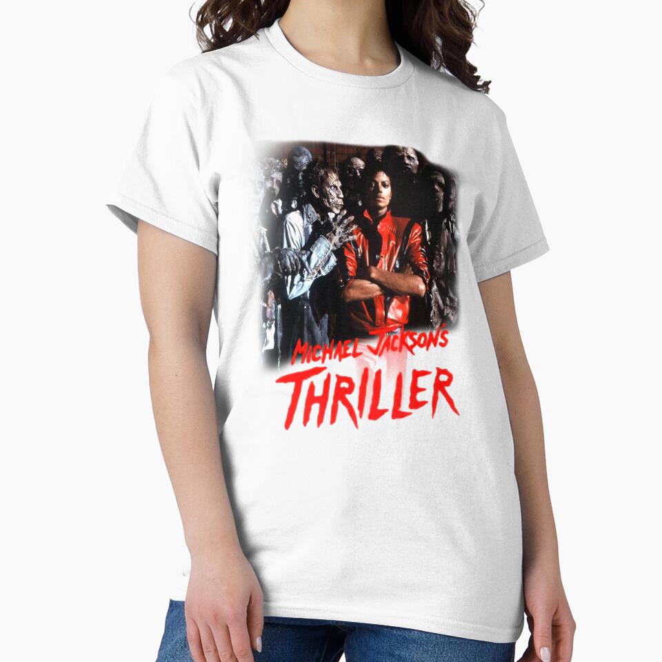 Michaelll Jacksonnn Thriller The New 64 for Boys Women Vintage Classic Tee Trending Unisex Girls Music Band by voskosdorgba3