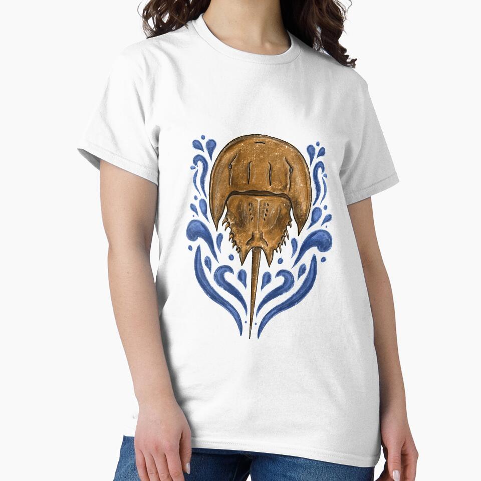 Blue Swirl Horseshoe Crab by abbyventure
