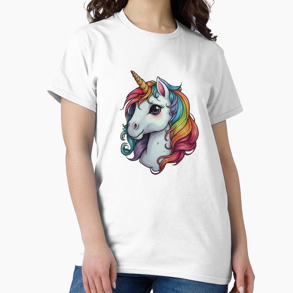 Cute Rainbow Unicorn by kadryshop