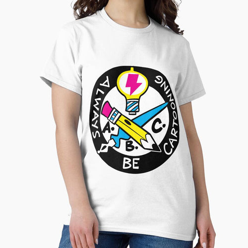 Always Be Cartooning badge by Ryan Dunlavey
