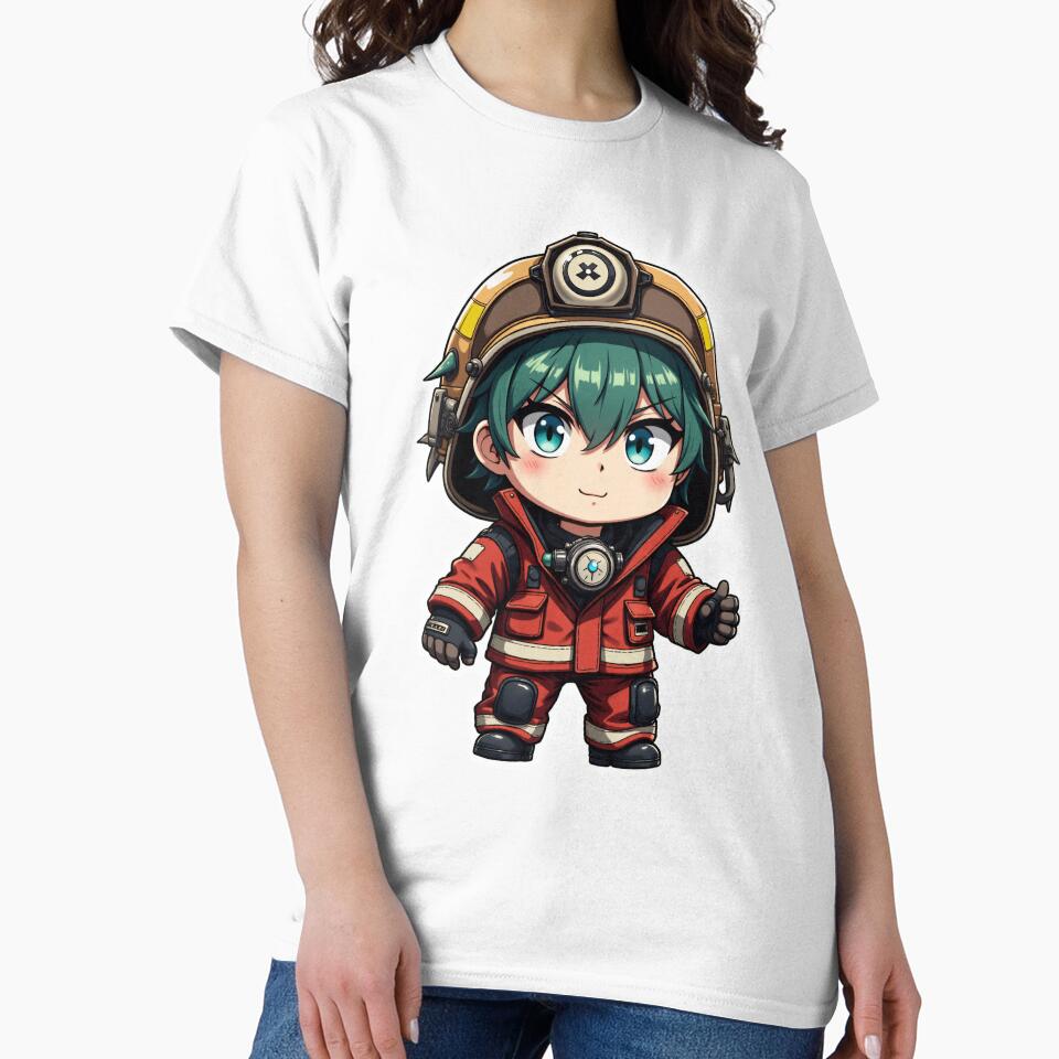 Anime Fireman - Flame Tamer with Heart - A Hero in Every Way by  VectorArtFactory