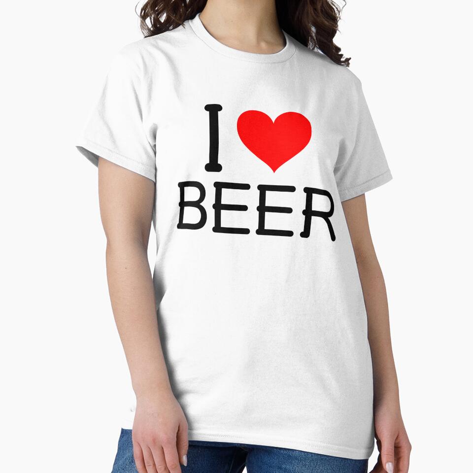 Text and heart stating love for beer by Boggy62