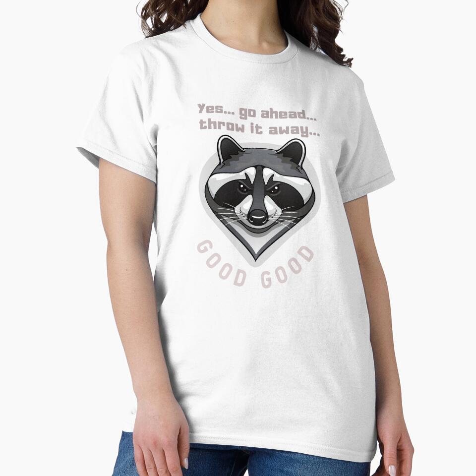 Yes... go ahead...throw it away...good good - raccoon by Blanczet