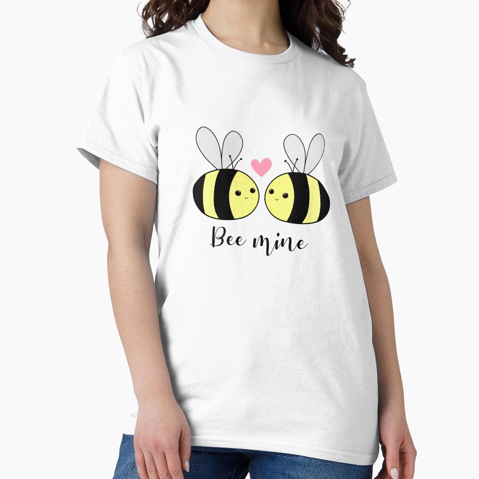 BEE Mine - BE mine - be my valentine - Valentines Pun - Anniversary Pun - Bee Puns - Love - Girlfriend - Boyfriend - Husband - Wife - Partner by JTBeginning-x