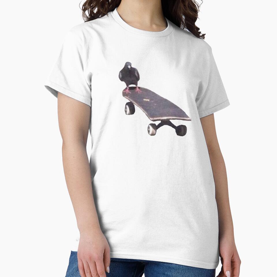 pigeon on a skateboard meme by jennachristen