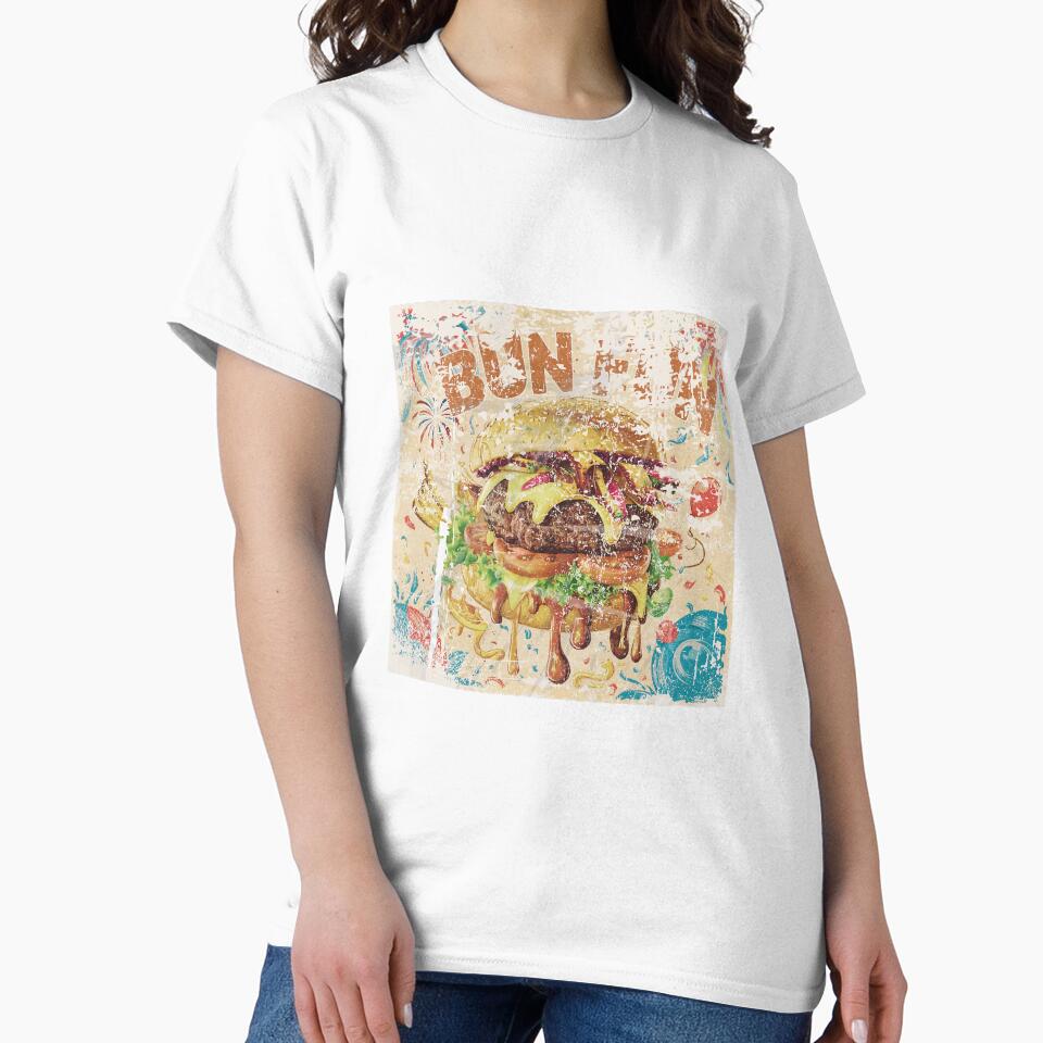 vintage style special burger day art with dirty effects by BKSARYLIFE