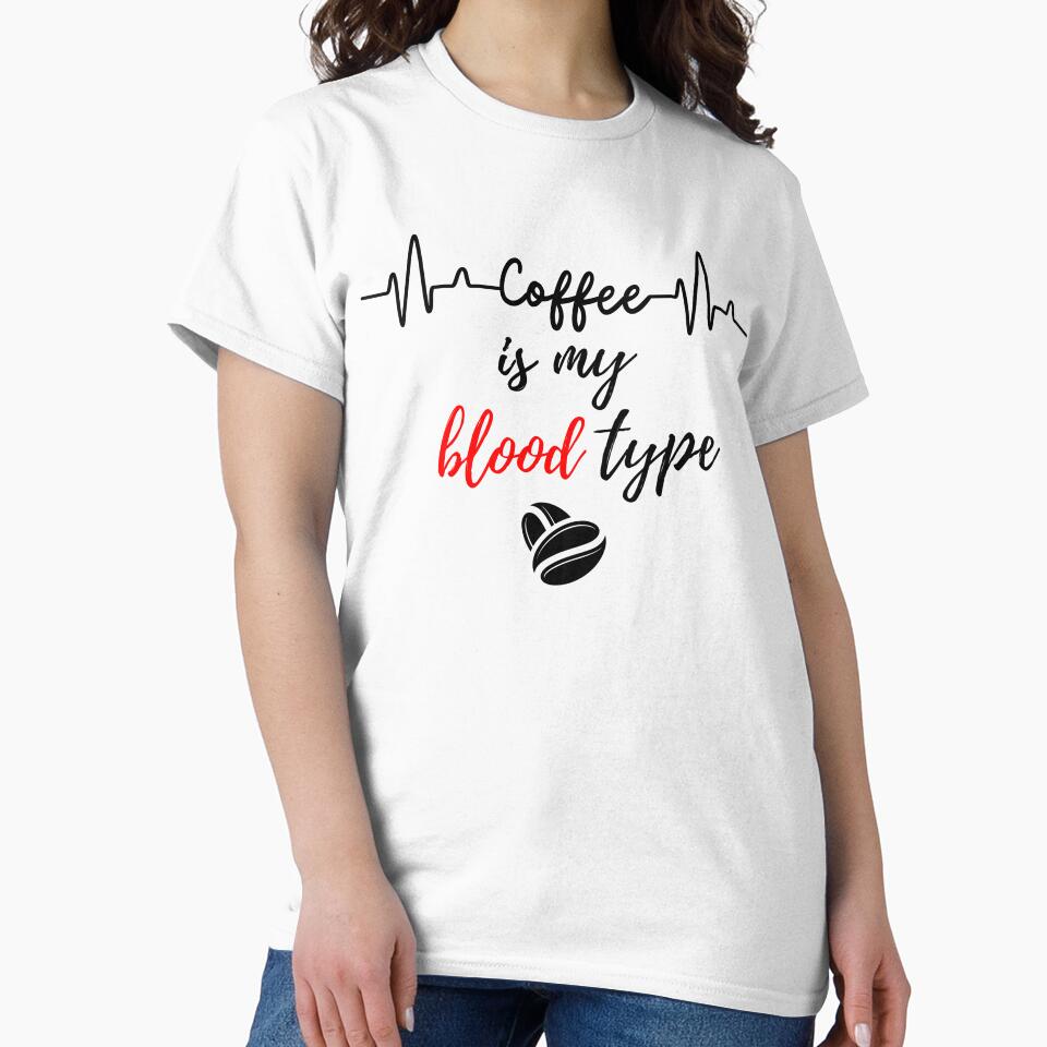 My blood type is coffee by GediaPrints