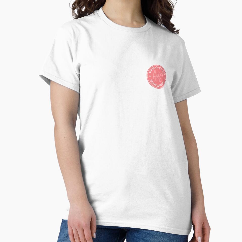 Copy of Wine O'clock Somewhere Seal - Wine Lover - Pink by maura41
