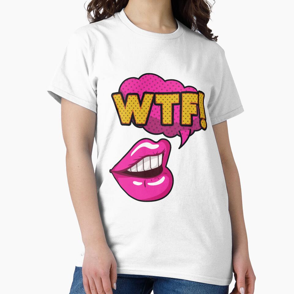Pop Art WTF Speech Bubble by BitsndPieces
