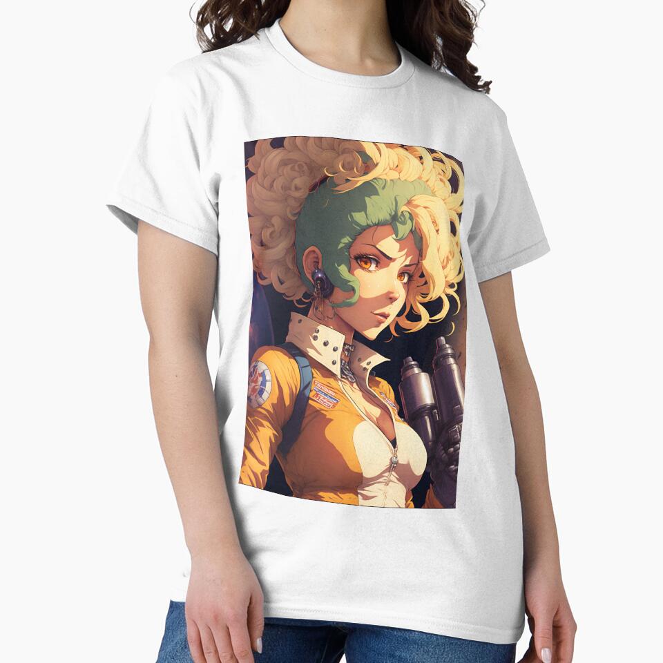 Anime Cute Girl Space Mechanic by Bubblebuk