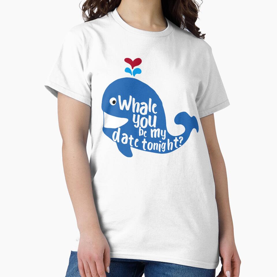 Whale you be my date tonight by Printellarium