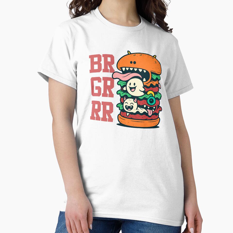 Spooky halloween monster burger. by Witch Cat