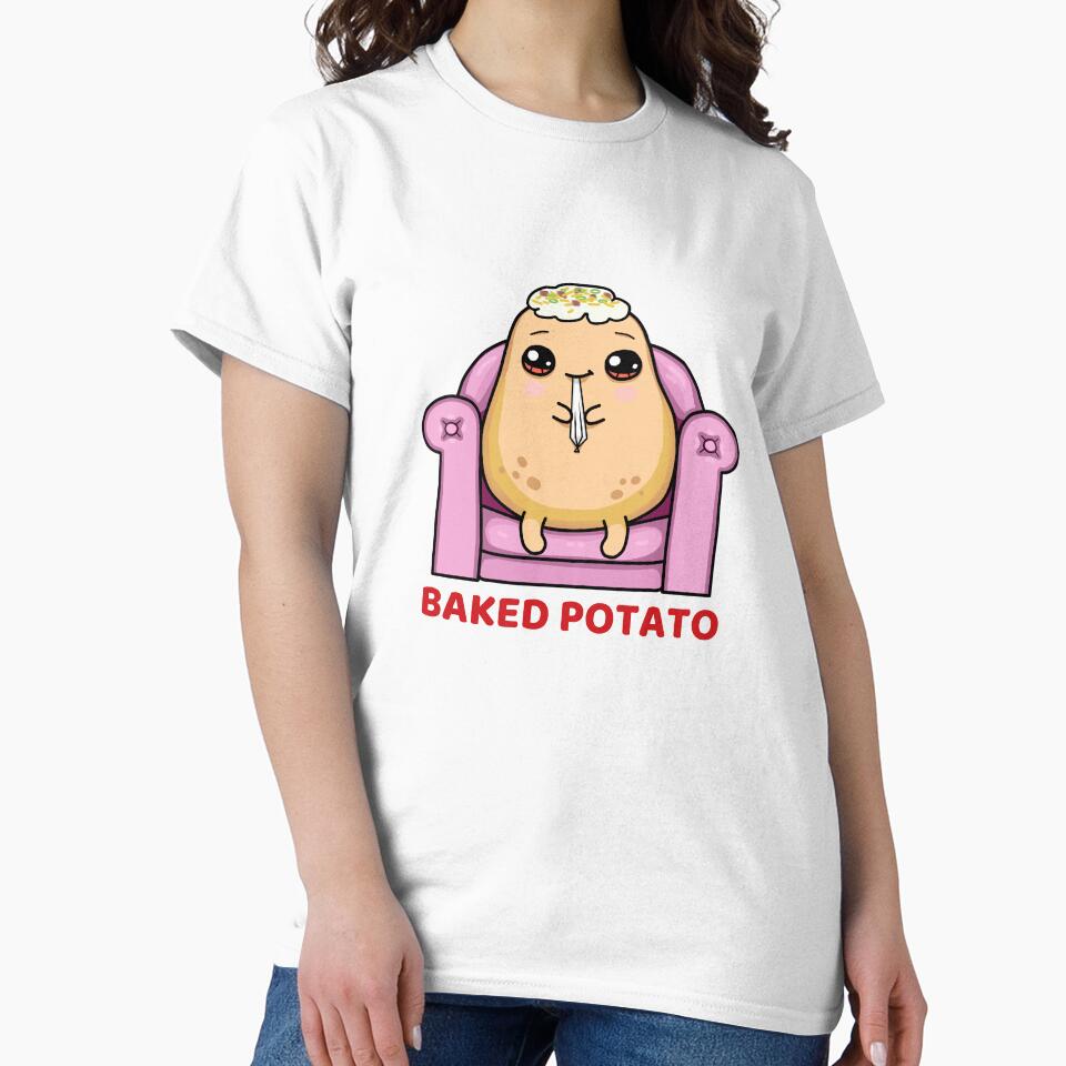 Happy Baked Potato - Food Pun by ViewerEqualsPhoton