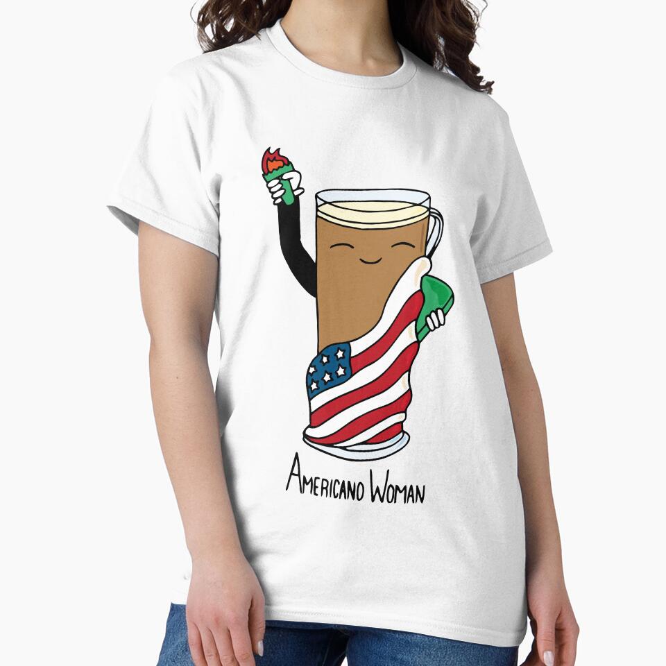 Americano Woman - Colour - Coffee, Americano, Coffee lovers by 86Gaz