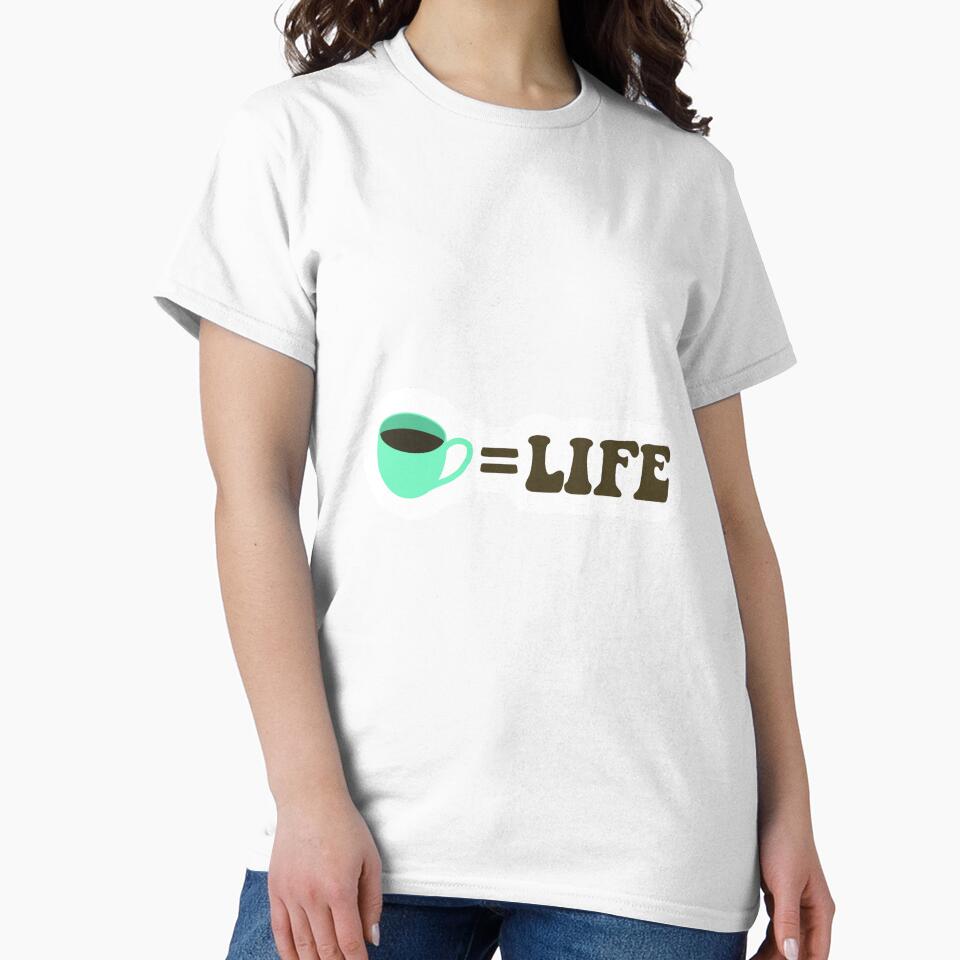 Coffee Is Life Sticker Green by Marianna's Meraki