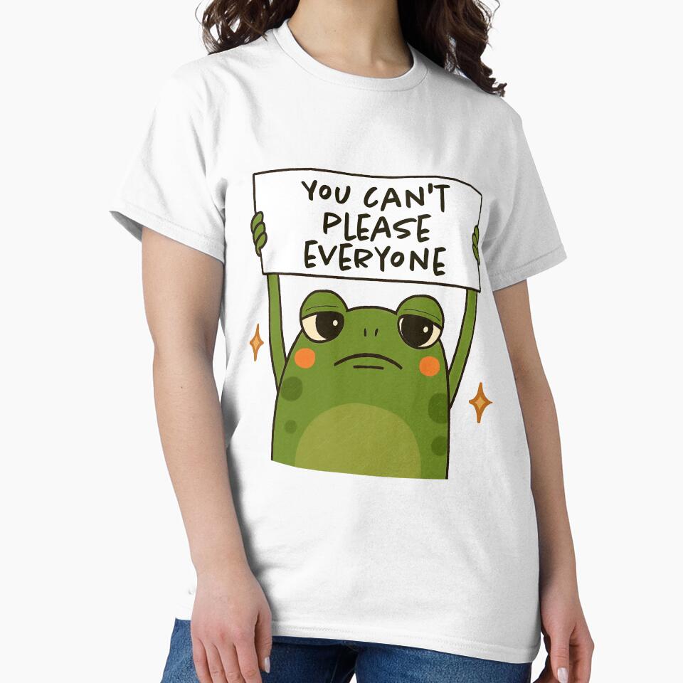 Cute You Can't Please Everyone Frog ladies by Embers & Incense Co.
