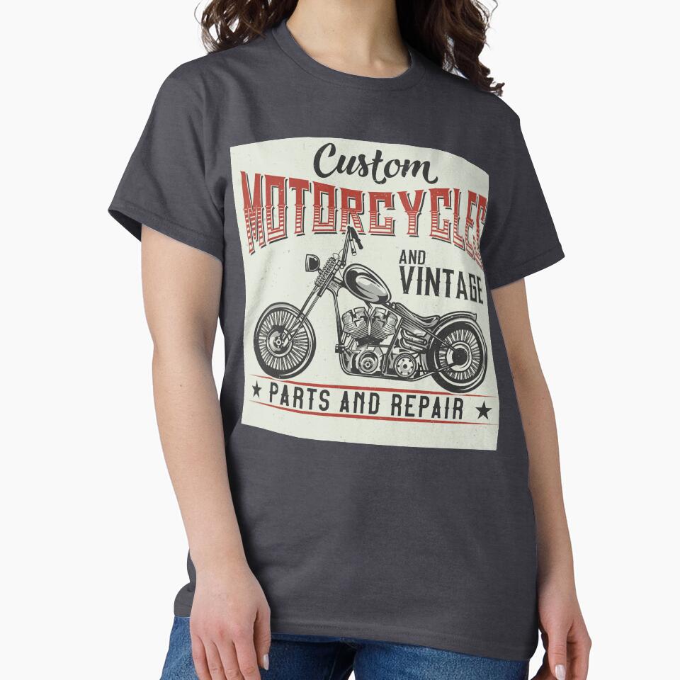 Vintage motorcycle by Custom-Legends