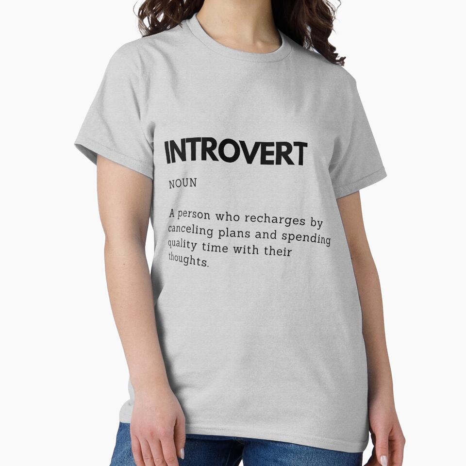 Funny Introvert Definition | Introvert Gift | Introvert Humor by PakoArtStudio