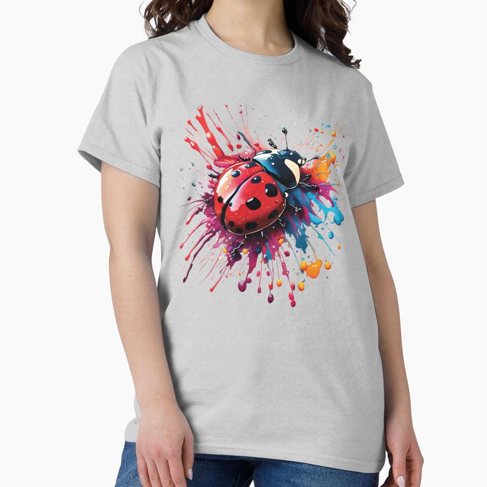 Colorful Ladybug by Moxie Ink Lady