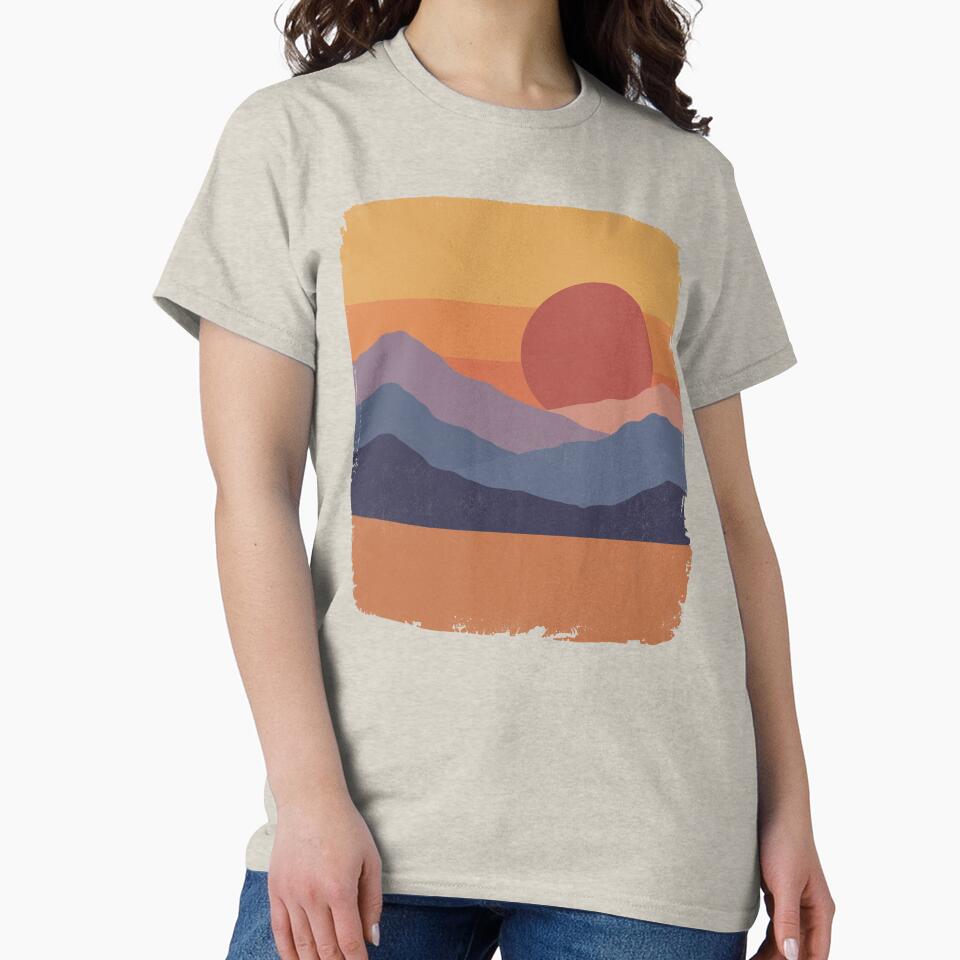 Mountain Sunset Vintage. #2 by EunsooLee