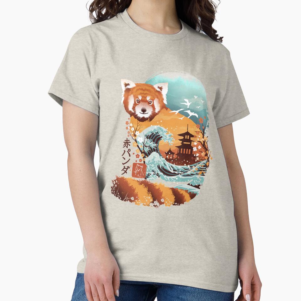 Ukiyo e Red Panda by Dan Elijah Fajardo